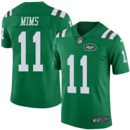 New York Jets #11 Denzel Mim Green Youth Stitched NFL Limited Rush Jersey