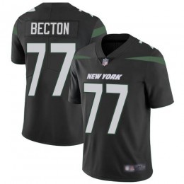 New York Jets #77 Mekhi Becton Black Alternate Youth Stitched NFL Vapor Untouchable Limited Jersey