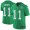 Eagles #11 A.J. Brown Green Super Bowl LVII Patch Youth Stitched NFL Limited Rush Jersey