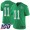 Eagles #11 A.J. Brown Green Super Bowl LVII Patch Youth Stitched NFL Limited Rush 100th Season Jersey