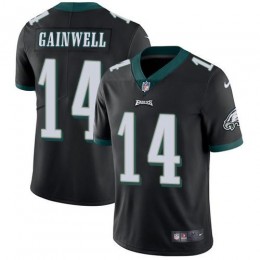 Eagles #14 Kenneth Gainwell Black Alternate Youth Stitched NFL Vapor Untouchable Limited Jersey
