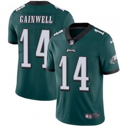 Eagles #14 Kenneth Gainwell Green Team Color Youth Stitched NFL Vapor Untouchable Limited Jersey