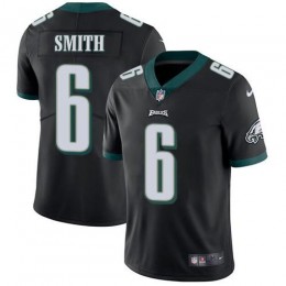Eagles #6 DeVonta Smith Black Alternate Youth Stitched NFL Vapor Untouchable Limited Jersey
