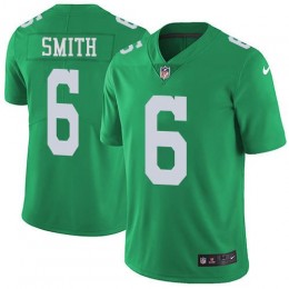Eagles #6 DeVonta Smith Green Youth Stitched NFL Limited Rush Jersey