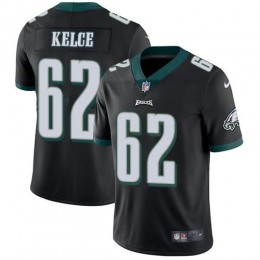 Eagles #62 Jason Kelce Black Alternate Youth Stitched NFL Vapor Untouchable Limited Jersey
