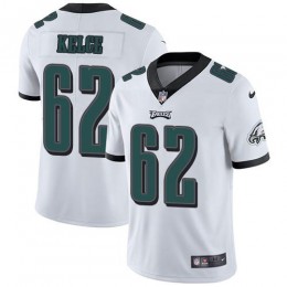 Eagles #62 Jason Kelce White Youth Stitched NFL Vapor Untouchable Limited Jersey