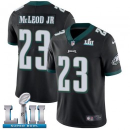 Philadelphia Eagles #23 Rodney McLeod Jr Black Alternate Super Bowl LII Youth Stitched NFL Vapor Untouchable Limited Jersey