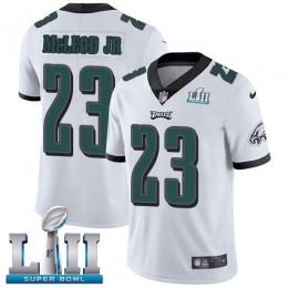 Philadelphia Eagles #23 Rodney McLeod Jr White Super Bowl LII Youth Stitched NFL Vapor Untouchable Limited Jersey