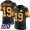 Pittsburgh Steelers #19 JuJu Smith-Schuster Black Youth Stitched NFL Limited Rush 100th Season Jersey