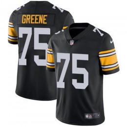 Pittsburgh Steelers #75 Joe Greene Black Alternate Youth Stitched NFL Vapor Untouchable Limited Jersey