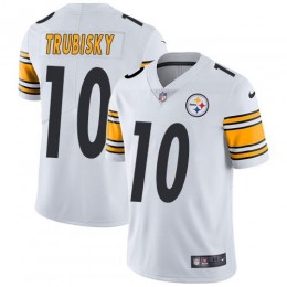 Steelers #10 Mitchell Trubisky White Youth Stitched NFL Vapor Untouchable Limited Jersey