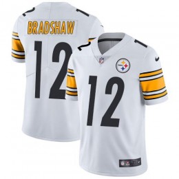 Steelers #12 Terry Bradshaw White Youth Stitched NFL Vapor Untouchable Limited Jersey