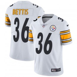 Steelers #36 Jerome Bettis White Youth Stitched NFL Vapor Untouchable Limited Jersey