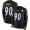 Steelers #90 T. J. Watt Black Team Color Youth Stitched NFL Limited Therma Long Sleeve Jersey