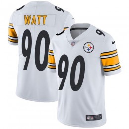 Steelers #90 T. J. Watt White Youth Stitched NFL Vapor Untouchable Limited Jersey