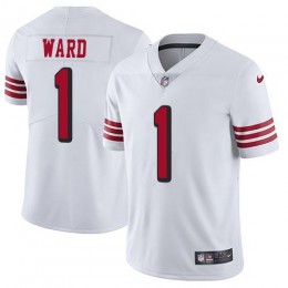 49ers #1 Jimmie Ward White Rush Youth Stitched NFL Vapor Untouchable Limited Jersey