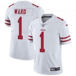 49ers #1 Jimmie Ward White Youth Stitched NFL Vapor Untouchable Limited Jersey