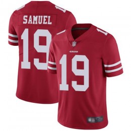 49ers #19 Deebo Samuel Red Team Color Youth Stitched NFL Vapor Untouchable Limited Jersey