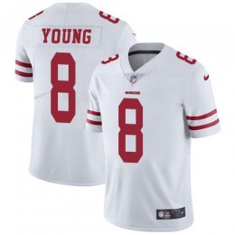 49ers #8 Steve Young White Youth Stitched NFL Vapor Untouchable Limited Jersey