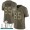 49ers #85 George Kittle Olive/Camo Super Bowl LIV 2020 Youth Stitched NFL Limited 2017 Salute To Service Jersey