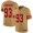 49ers #93 Javon Hargrave Black Gold Youth Stitched NFL Limited Inverted Legend Jersey
