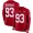 49ers #93 Javon Hargrave Red Team Color Youth Stitched NFL Limited Therma Long Sleeve Jersey