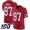 49ers #97 Nick Bosa Red Team Color Youth Stitched NFL 100th Season Vapor Limited Jersey