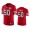 San Francisco 49ers #50 Alex Mack Red Rush Youth 75th Anniversary Stitched NFL Vapor Untouchable Limited Jersey