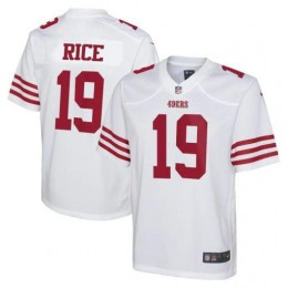 San Francisco 49ers #19 Deebo Samuel White Youth 2022-23 NFL Game Jersey