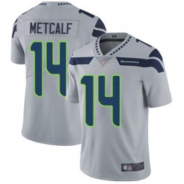 Seahawks #14 D.K. Metcalf Grey Alternate Youth Stitched NFL Vapor Untouchable Limited Jersey