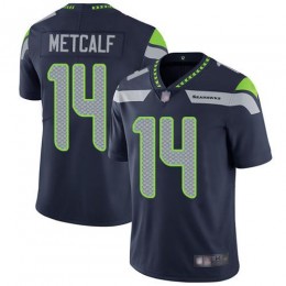Seahawks #14 D.K. Metcalf Steel Blue Team Color Youth Stitched NFL Vapor Untouchable Limited Jersey