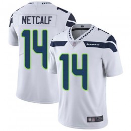 Seahawks #14 D.K. Metcalf White Youth Stitched NFL Vapor Untouchable Limited Jersey