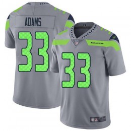 Seahawks #33 Jamal Adams Gray Youth Stitched NFL Limited Inverted Legend Jersey