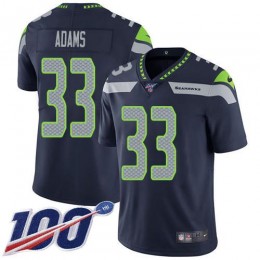 Seahawks #33 Jamal Adams Steel Blue Team Color Youth Stitched NFL 100th Season Vapor Untouchable Limited Jersey