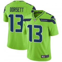 Seattle Seahawks #13 Phillip Dorsett Green Youth Stitched NFL Limited Rush Jersey