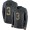 Seattle Seahawks #3 Russell Wilson Anthracite Salute to Service Youth Stitched NFL Limited Therma Long Sleeve Jersey