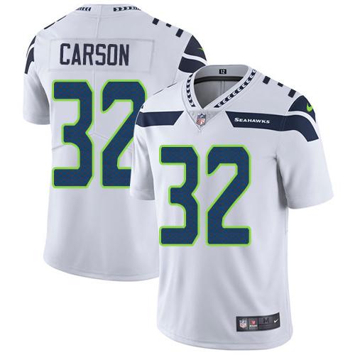 Seattle Seahawks #32 Chris Carson White Youth Stitched NFL Vapor Untouchable Limited Jersey Seattle Seahawks #32 Chris Carson White Youth Stitched NFL Vapor Untouchable Limited Jersey