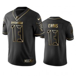 Buccaneers #13 Mike Evans Youth Stitched NFL Vapor Untouchable Limited Black Golden Jersey