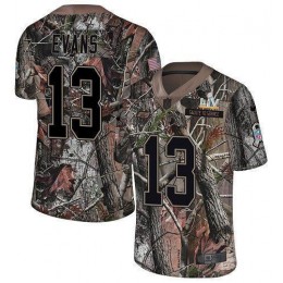 Buccaneers #13 Mike Evans Camo Youth Super Bowl LV Bound Stitched NFL Limited Rush Realtree Jersey
