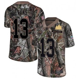 Buccaneers #13 Mike Evans Camo Youth Super Bowl LV Champions Patch Stitched NFL Limited Rush Realtree Jersey