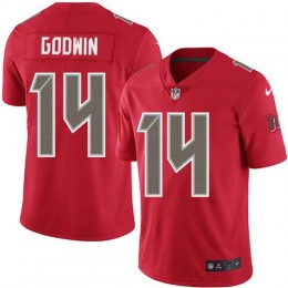 Buccaneers #14 Chris Godwin Red Youth Stitched NFL Limited Rush Jersey