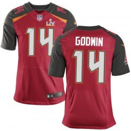 Buccaneers #14 Chris Godwin Red Team Color Youth Super Bowl LV Bound Stitched NFL Vapor Untouchable Elite Jersey