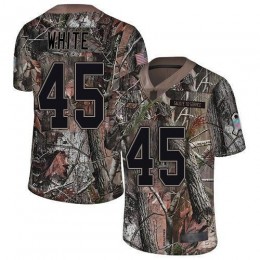 Buccaneers #45 Devin White Camo Youth Stitched NFL Limited Rush Realtree Jersey