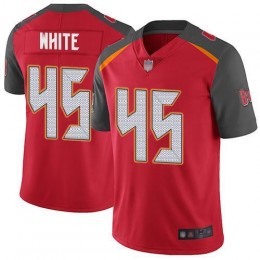 Buccaneers #45 Devin White Red Team Color Youth Stitched NFL Vapor Untouchable Limited Jersey