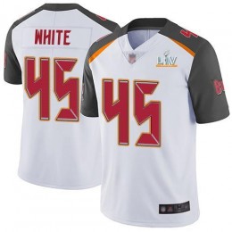 Buccaneers #45 Devin White White Youth Super Bowl LV Bound Stitched NFL Vapor Untouchable Limited Jersey