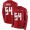 Buccaneers #54 Lavonte David Red Team Color Youth Stitched NFL Limited Therma Long Sleeve Jersey