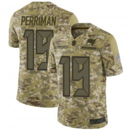 Tampa Bay Buccaneers #19 Breshad Perriman Camo Youth Stitched NFL Limited 2018 Salute To Service Jersey