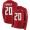 Tampa Bay Buccaneers #20 Ronde Barber Red Team Color Youth Stitched NFL Limited Therma Long Sleeve Jersey