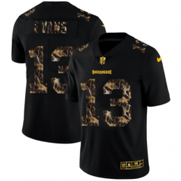 Tampa Bay Buccaneers #13 Mike Evans Youth Black Flocked Lightning Vapor Limited NFL Jersey