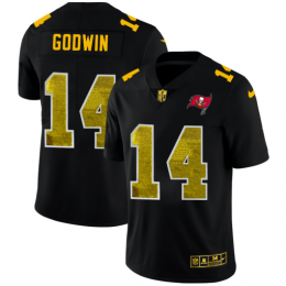 Tampa Bay Buccaneers #14 Chris Godwin Youth Black Golden Sequin Vapor Limited NFL Jersey